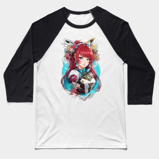 Cetus Legends Unveiled: Captivating AI Anime Character Artistry Baseball T-Shirt